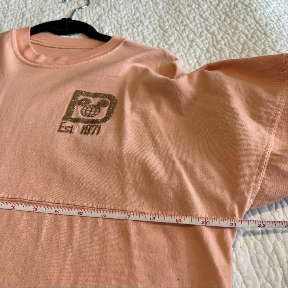 Disneyworld Spirit Jersey‎ Rose Gold Glitter Spirit Jersey XS - Picture 13 of 14